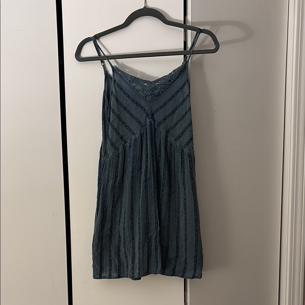 Billabong Blue Lace Mini Dress